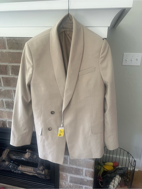 Topman Other - Topman Beige Shawl Collar Blazer